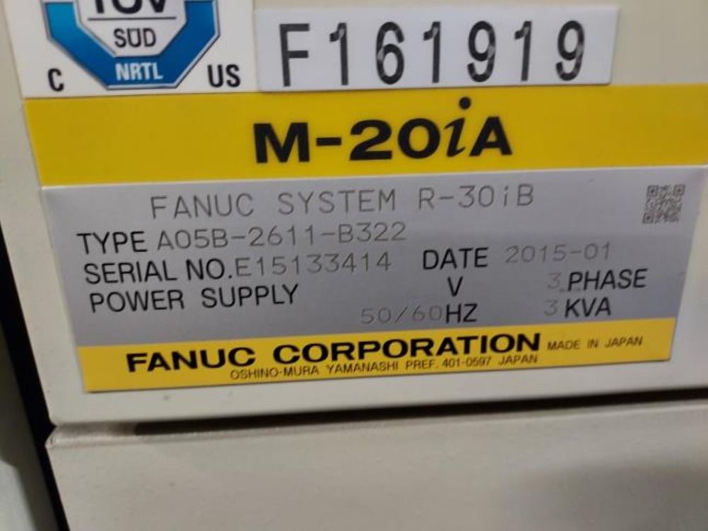 Fanuc 2015 Fanuc M20ia 5axis Robot 