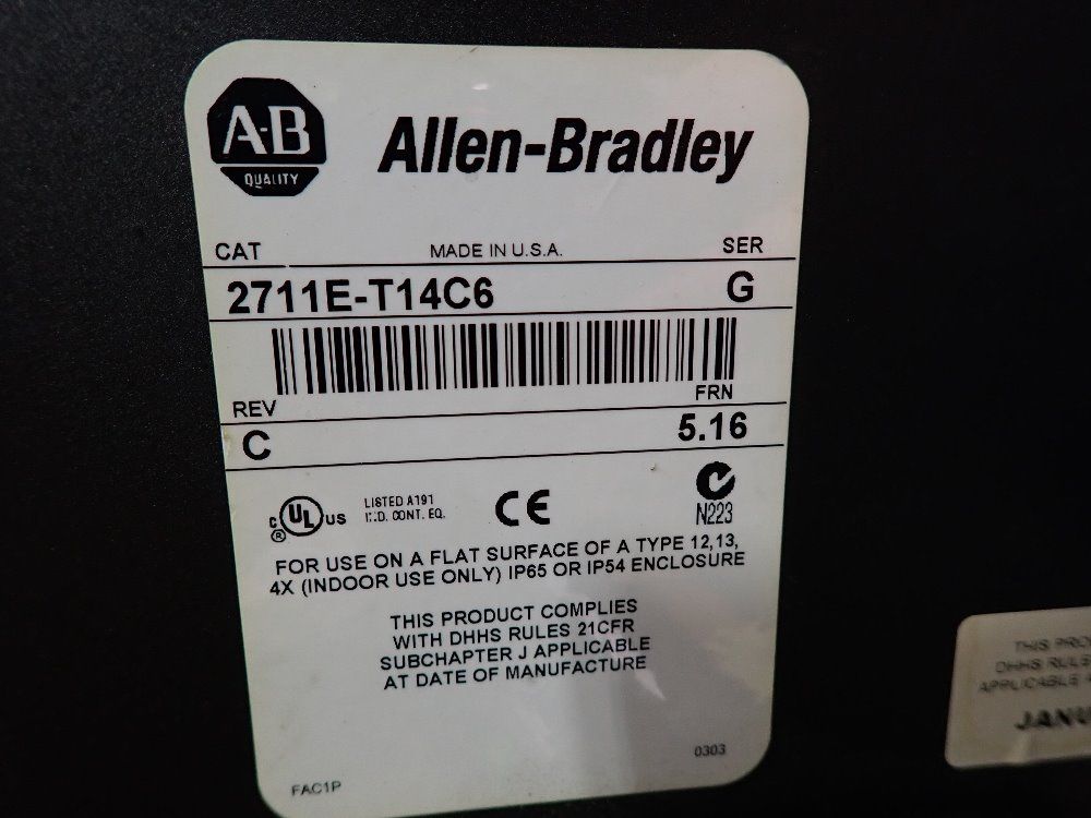 Allenbradley Panelview 1440e