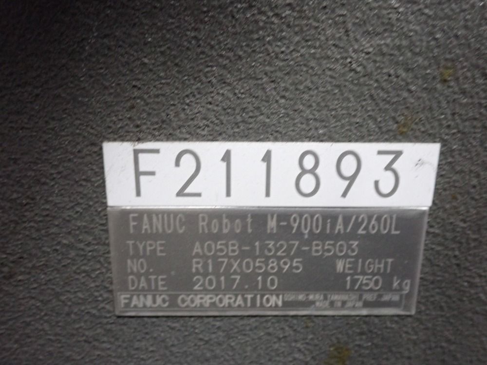 Fanuc 2017 Fanuc M900ia 260l Robot2017 Fanuc M900ia 260l Robot