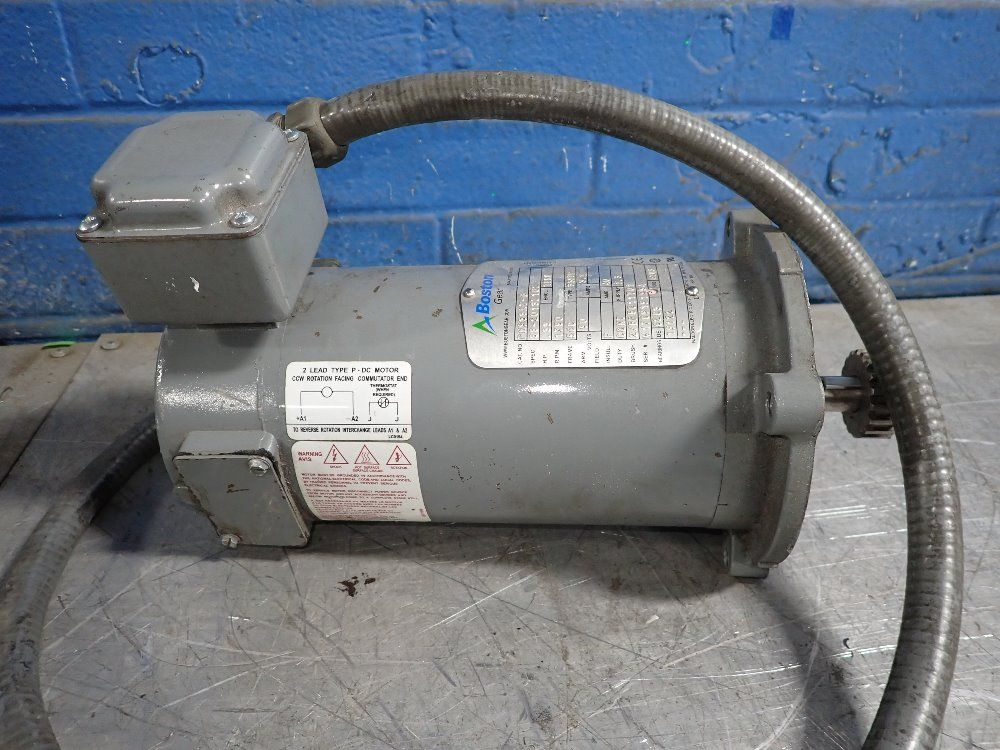 Used Boston Gear Dc Motor HGR Industrial Surplus