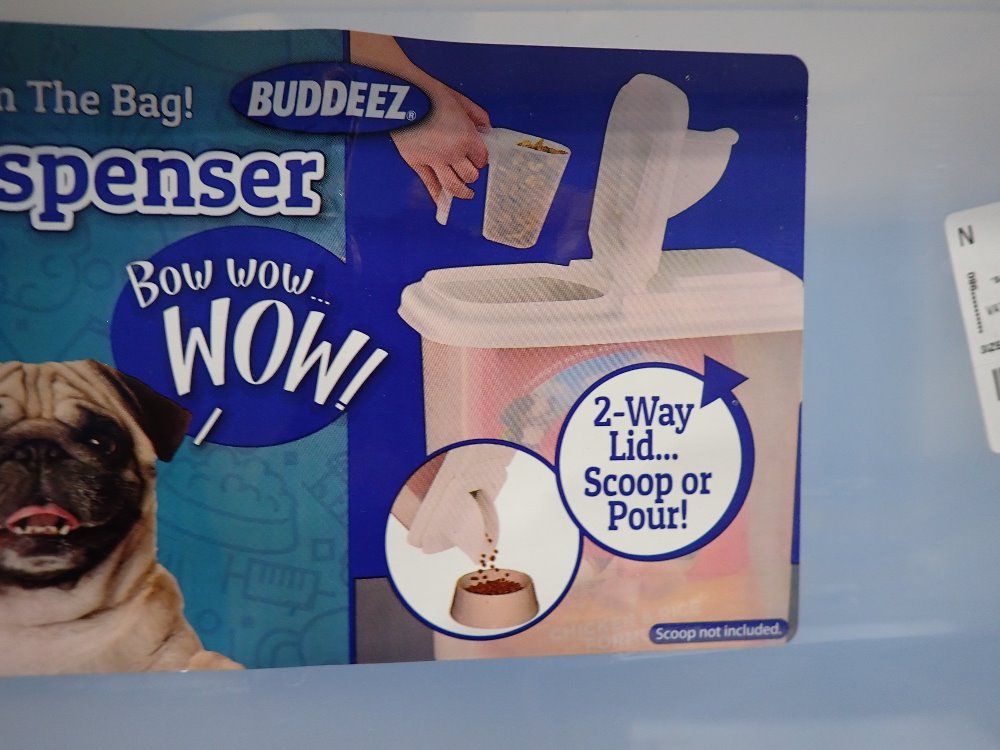 Used Buddeez Pet Food Dispenser HGR Industrial Surplus