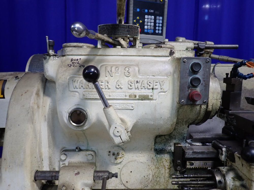Warner  Swasey Warner  Swasey Nh200  No3 Turret Lathe
