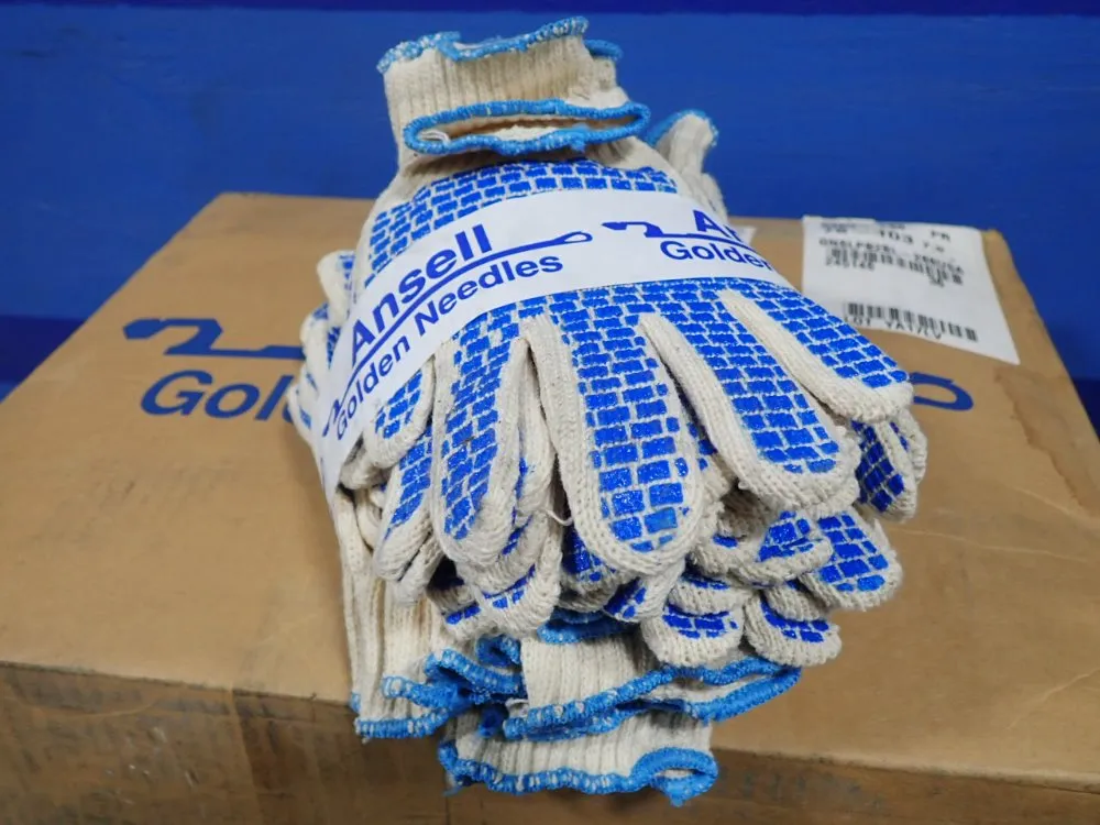 Ansell Golden Needles Knit Grip Work Gloves