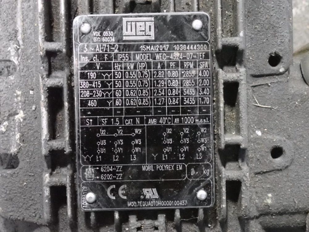 Weg 0.85 Hp Pump - Wec-4524-07-tef