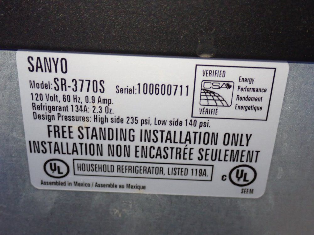 Sanyo Refrigerator