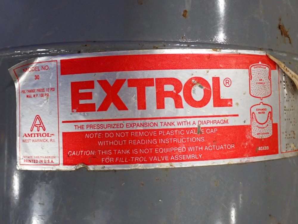 Extrol Pressureized Expansion Tank