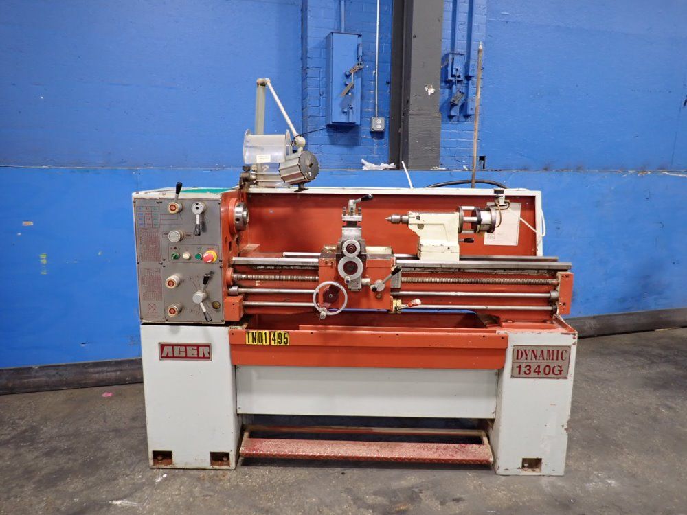 Acer 13" /15" X 43" Gap Bed Lathe - Dynamic 1340g
