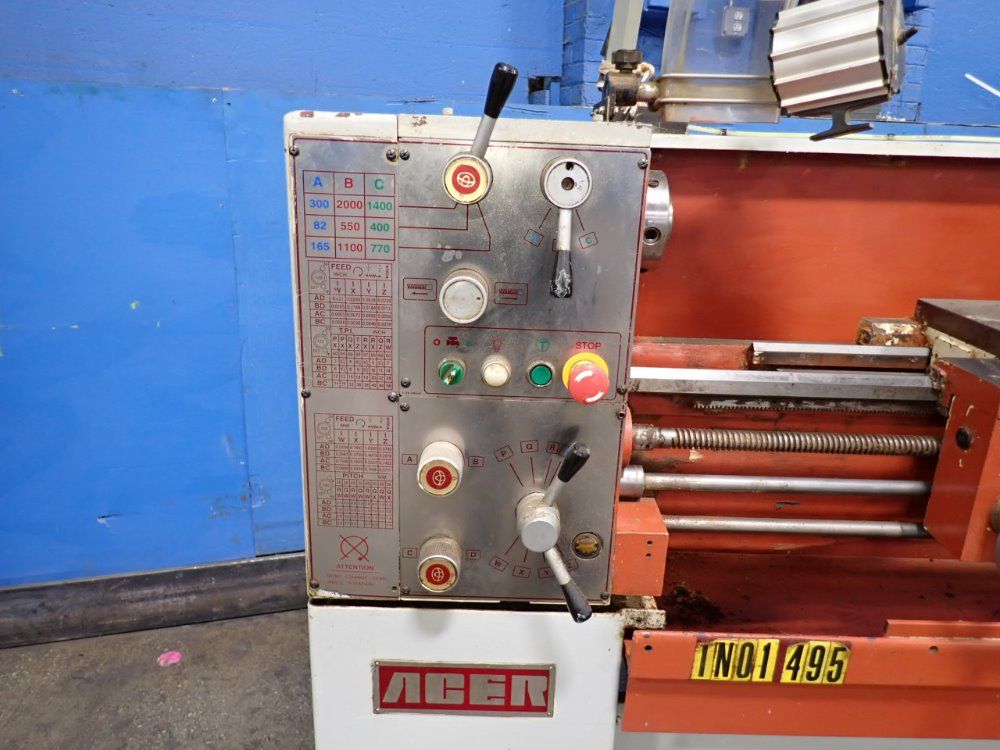 Acer 13" /15" X 43" Gap Bed Lathe - Dynamic 1340g