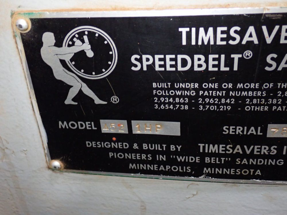 Timesavers Belt Sander
