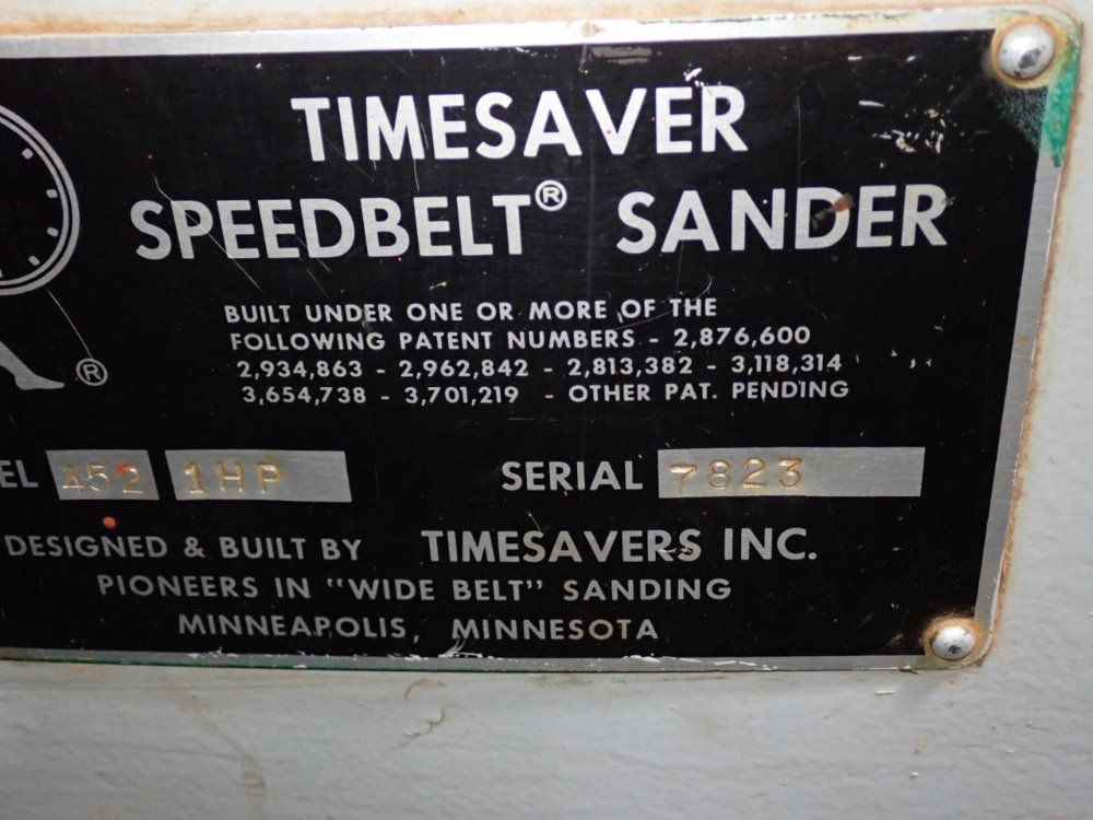 Timesavers Belt Sander