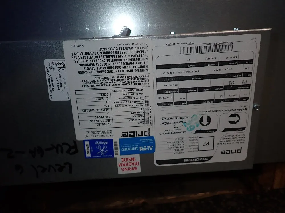 Price Fan Coil Unit