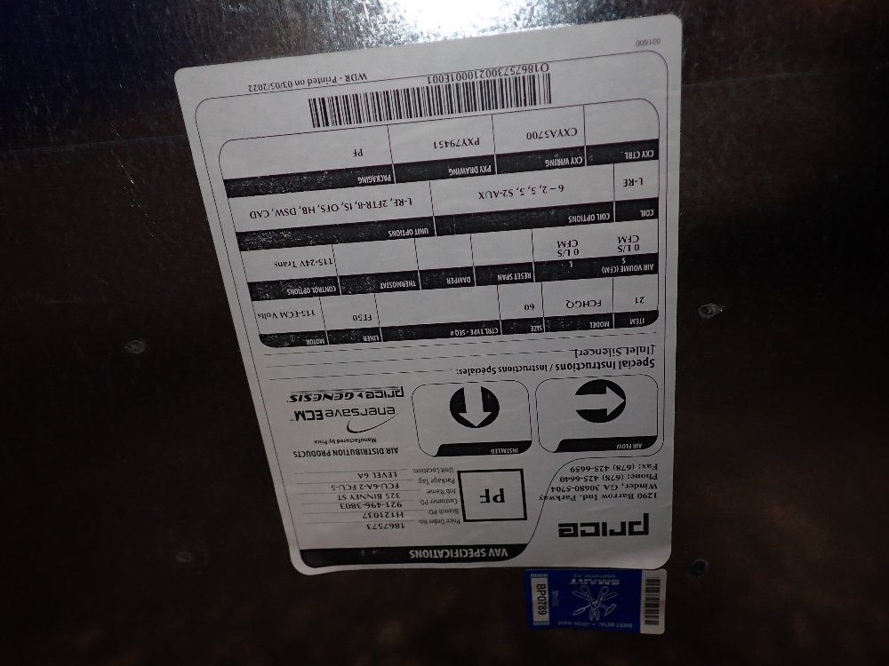 Price Inlet Silencer