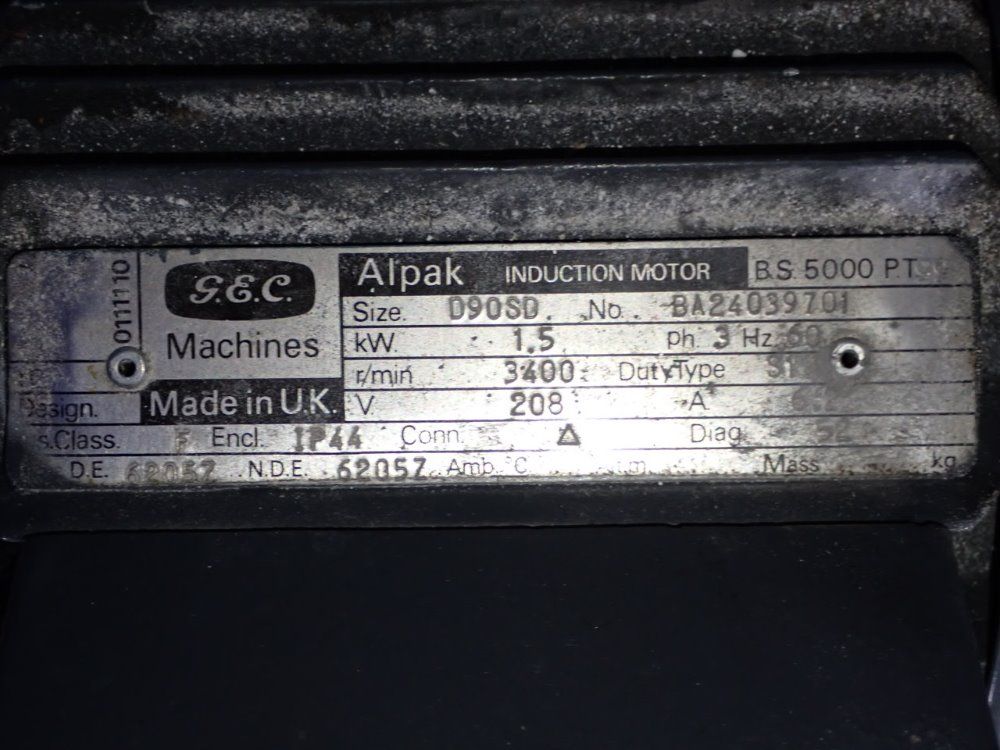 Edwards Edwards E2m40 Vacuum Pump