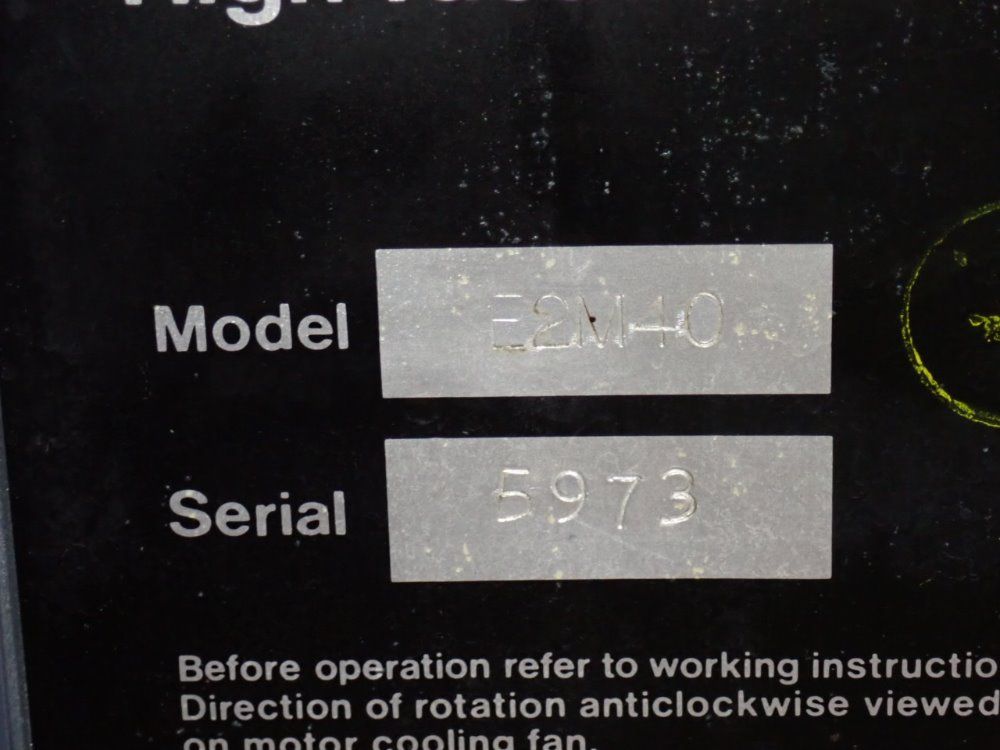 Edwards Edwards E2m40 Vacuum Pump