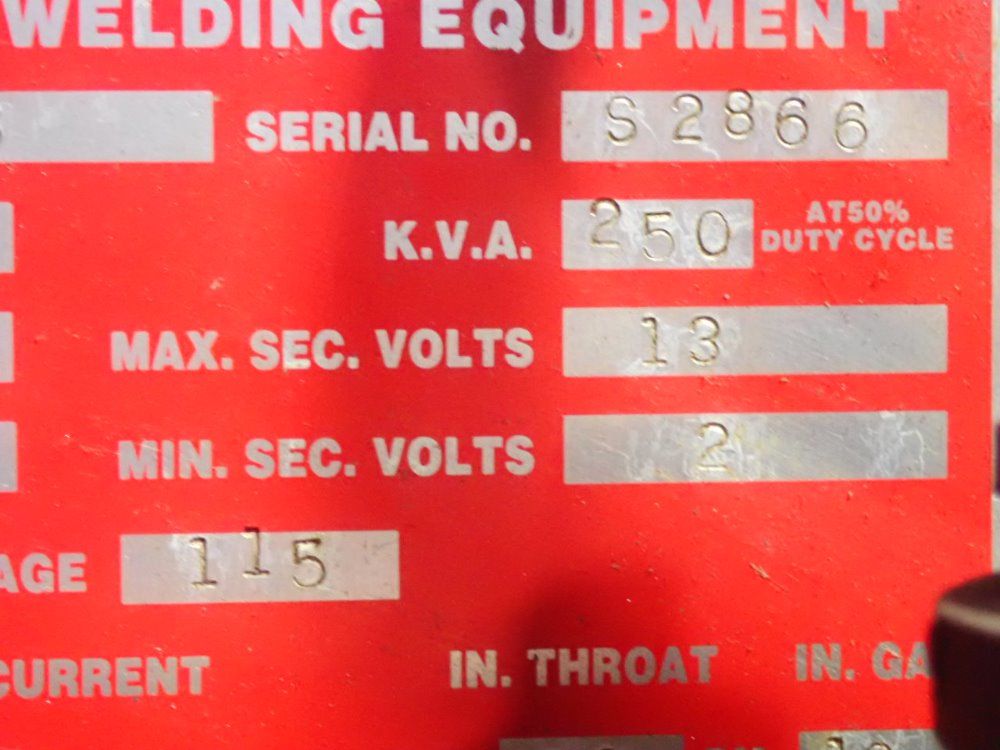 Janda 250 Kva Plsl 36 Seam Welder - Plsl 36