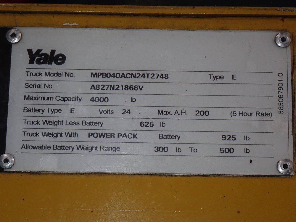 Yale Electric Pallet Jack