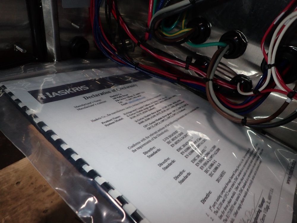 Haskris Opc3-460v-varex-002 Chiller - Opc3-460v-varex-002