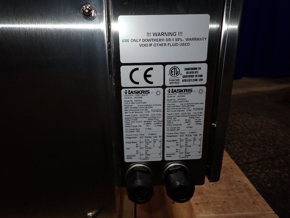 Haskris Opc3-460v-varex-002 Chiller - Opc3-460v-varex-002