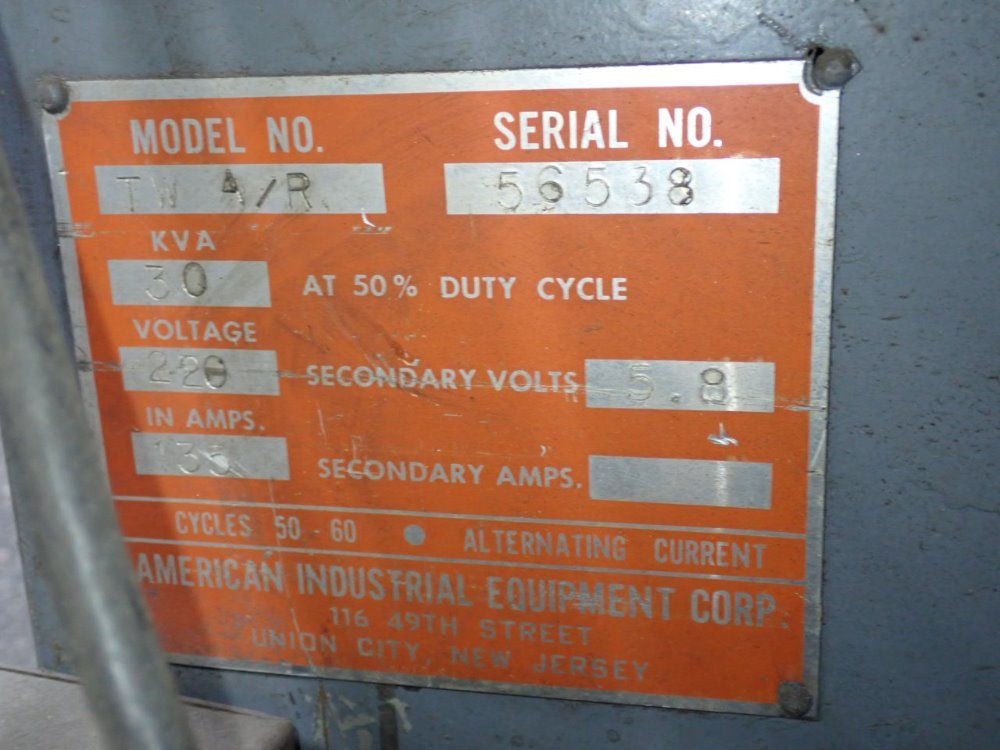 American Industrial Spot Welder