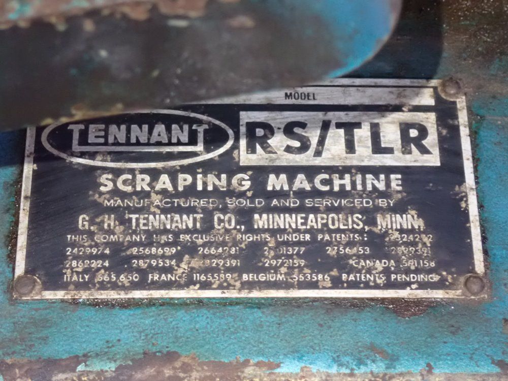 Tennant Scraping Machine