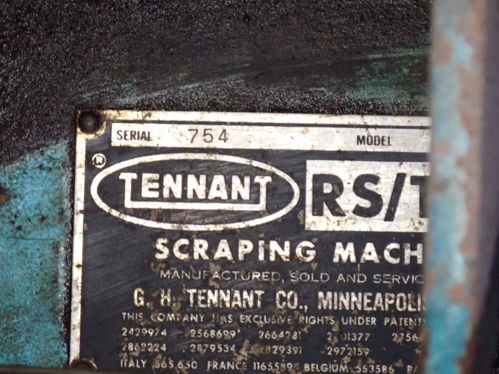 Tennant Scraping Machine