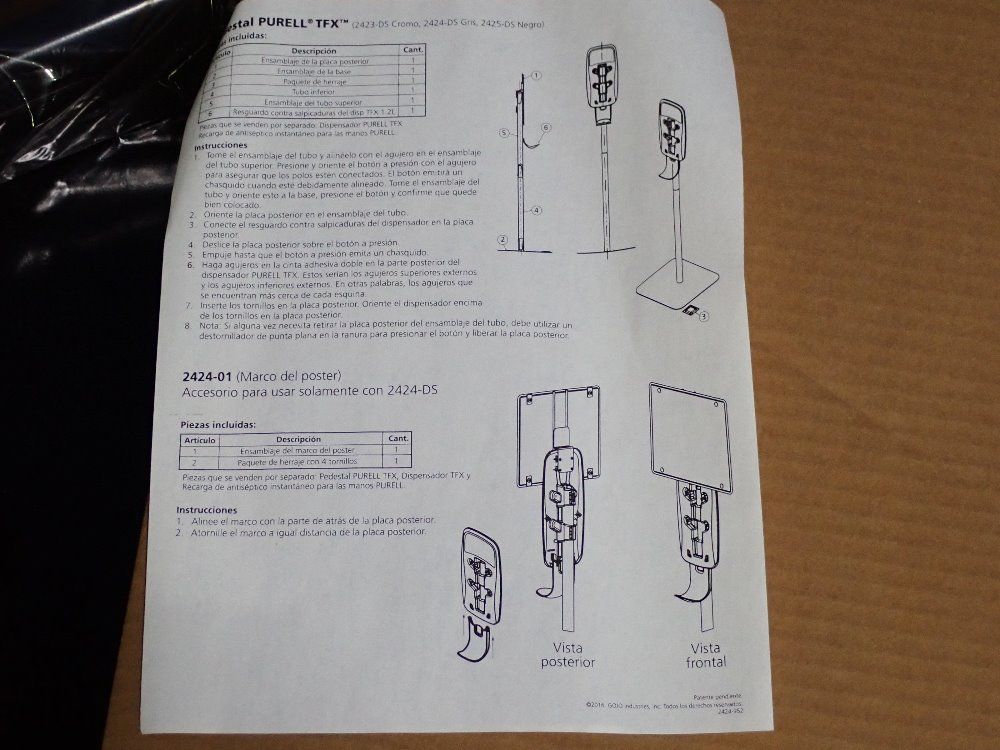Gojo Sanitizer Floor Stand - 2425-ds