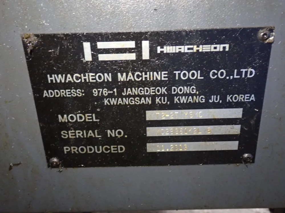 Hwacheon Machine Tool Cnc Lathe - T2-2t Ysmc