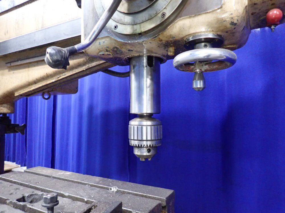 Ikeda 12" X 4'7" Radial Arm Drill