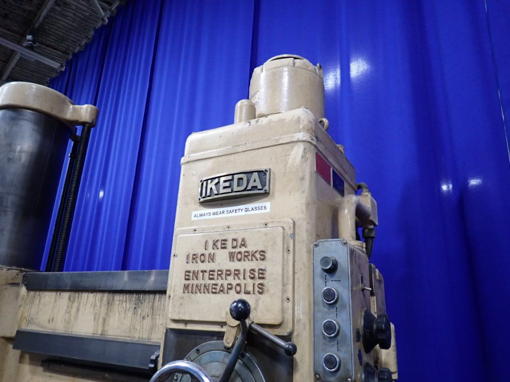 Ikeda 12" X 4'7" Radial Arm Drill