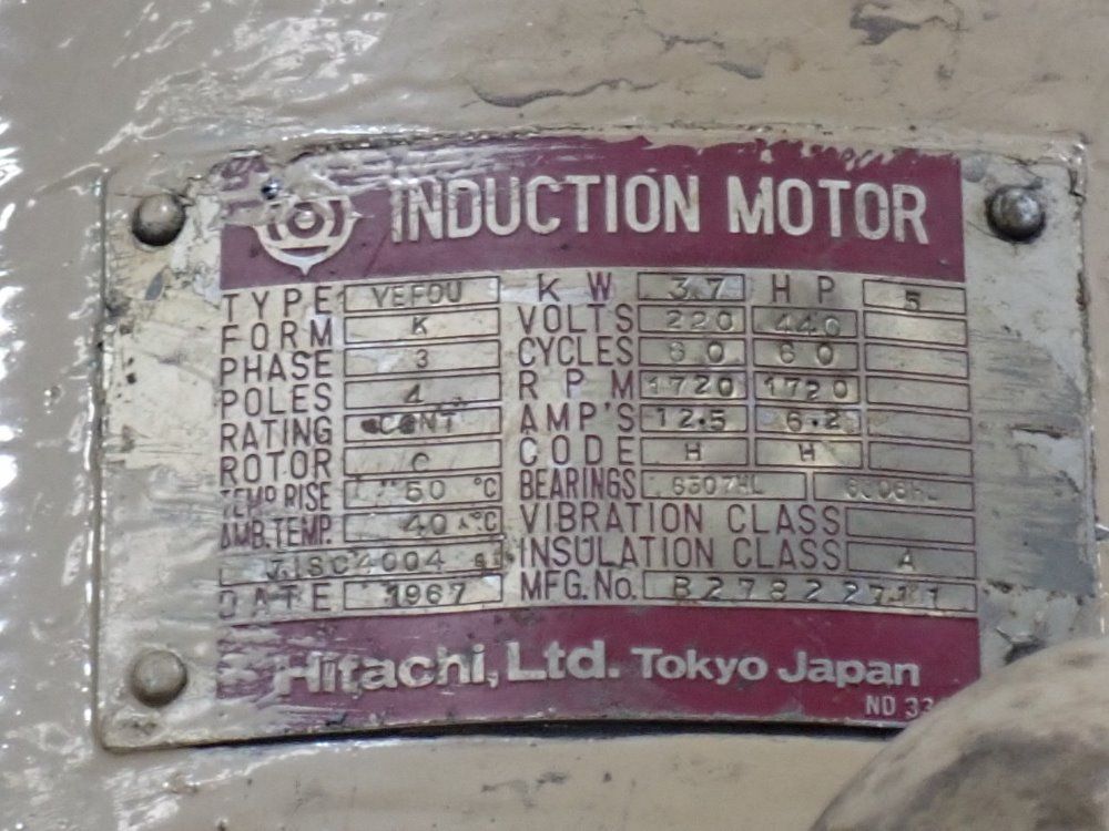 Ikeda 12" X 4'7" Radial Arm Drill