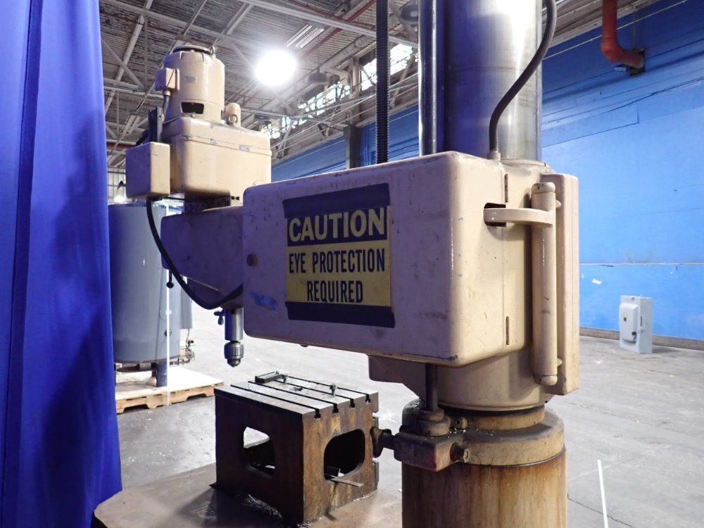 Ikeda 12" X 4'7" Radial Arm Drill