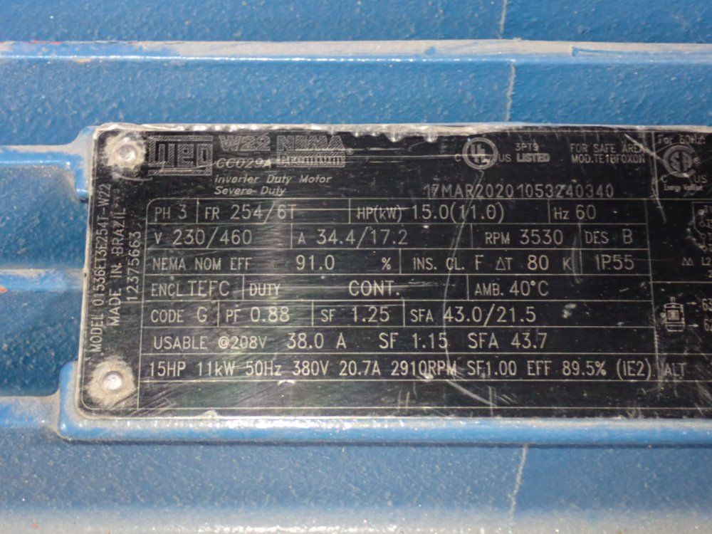 Nyb 2020 Nyb 15 Hp Blower