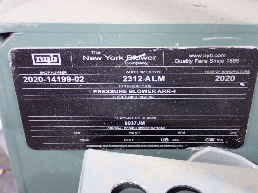Nyb 2020 Nyb 15 Hp Blower