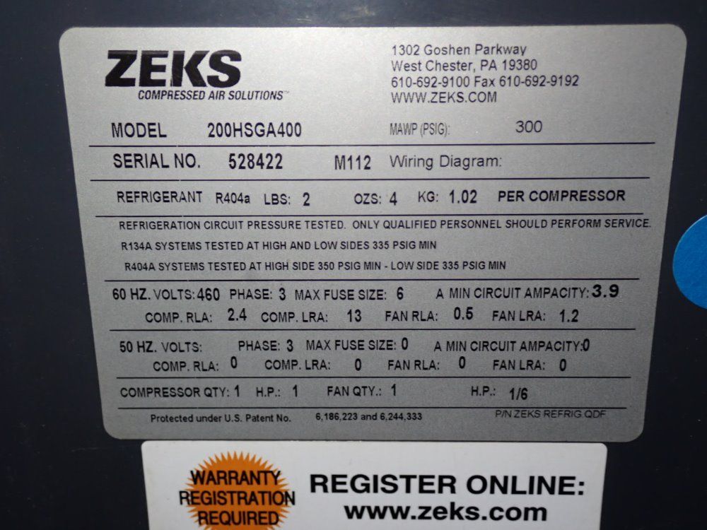 Zeks Air Dryer