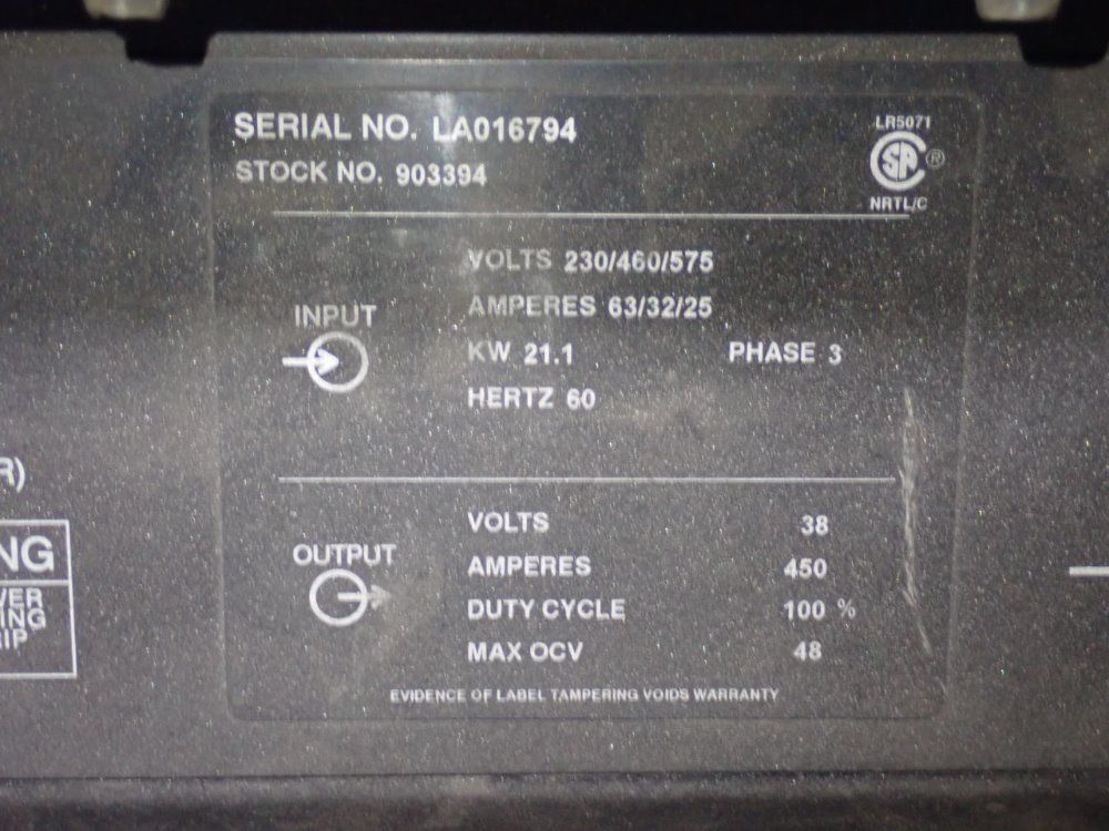 Miller Miller Deltaweld 452 Welder