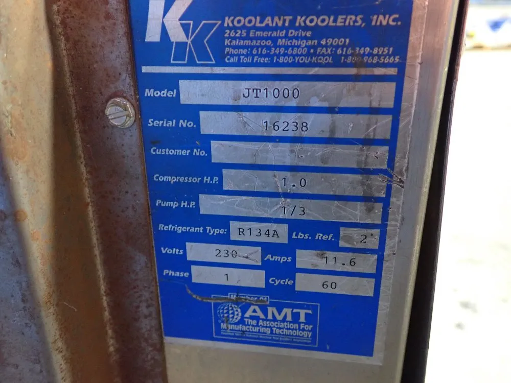 Koolant Koolers Chiller - Jt1000