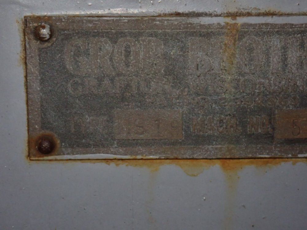 Grob 18" Ns1 Vertical Band Saw - Ns1