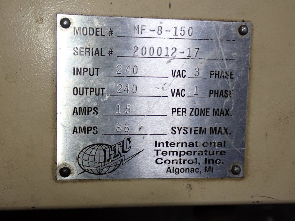 International Temperature Control Inc Temperature Controller