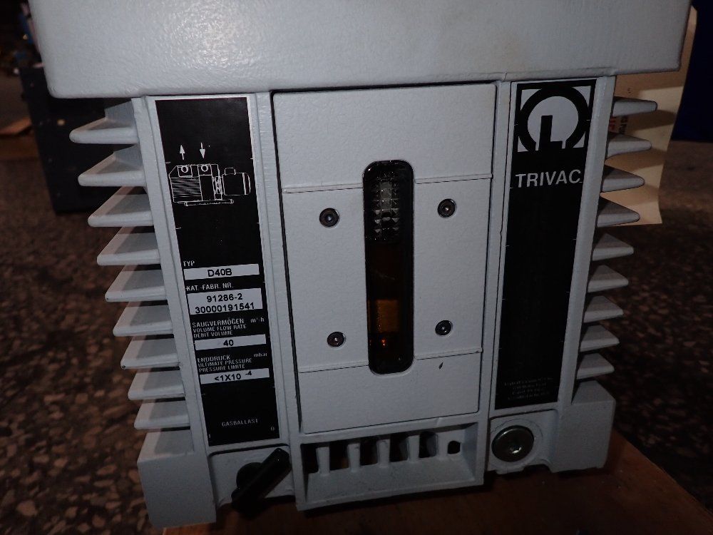Trivac Trivac D40b Vacuum Pump