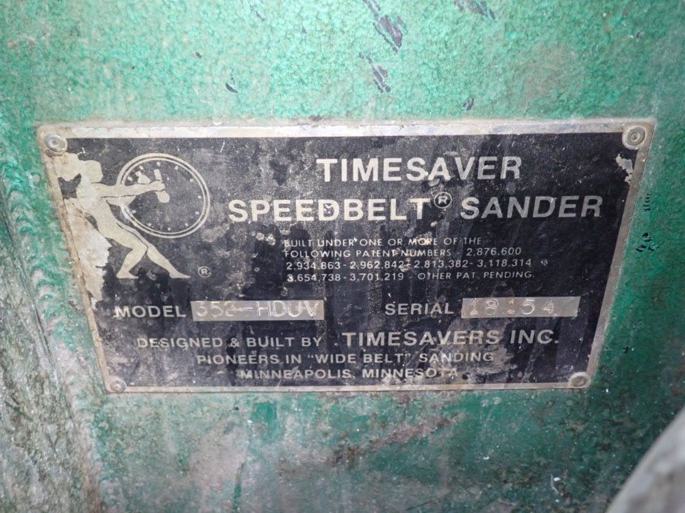 Timesavers Timesavers 352hduv Belt Sander