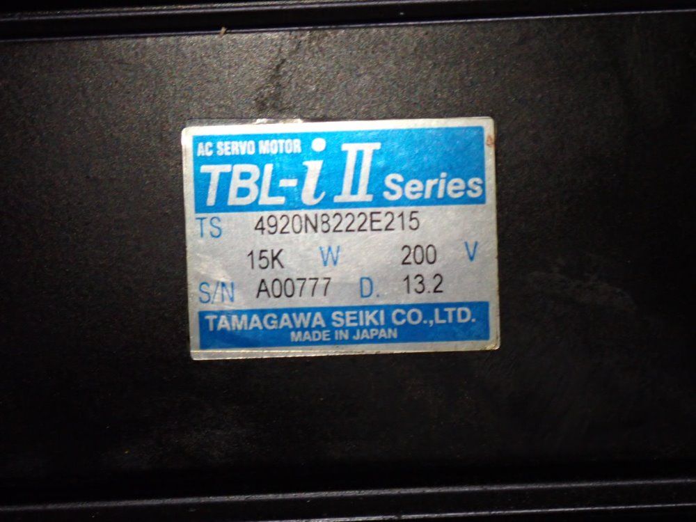 Tamagawa Seiki Co Servo Motor - Ts4920n8222e215