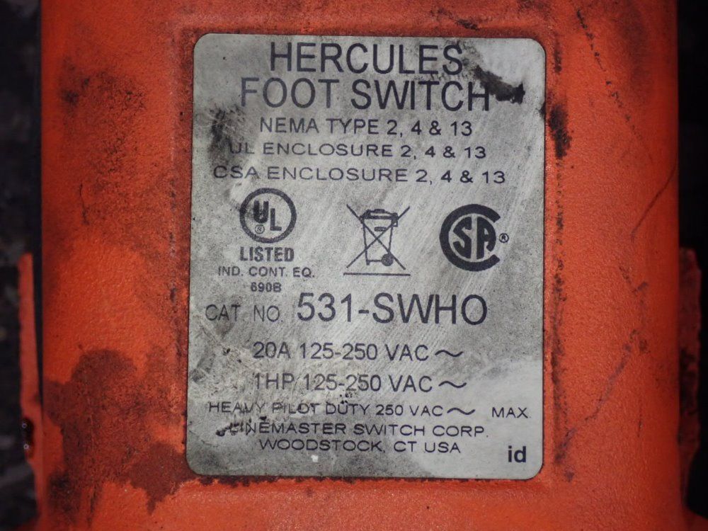 Hercules Foot Switch