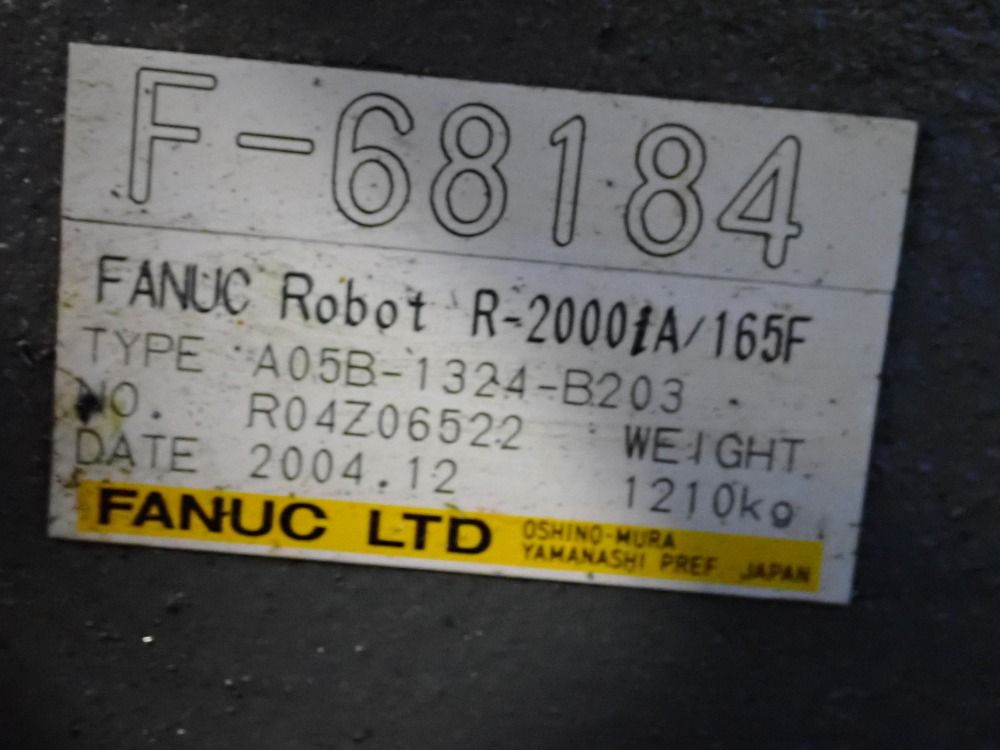 Fanuc 2004 Fanuc R2000ia165f Robot 
