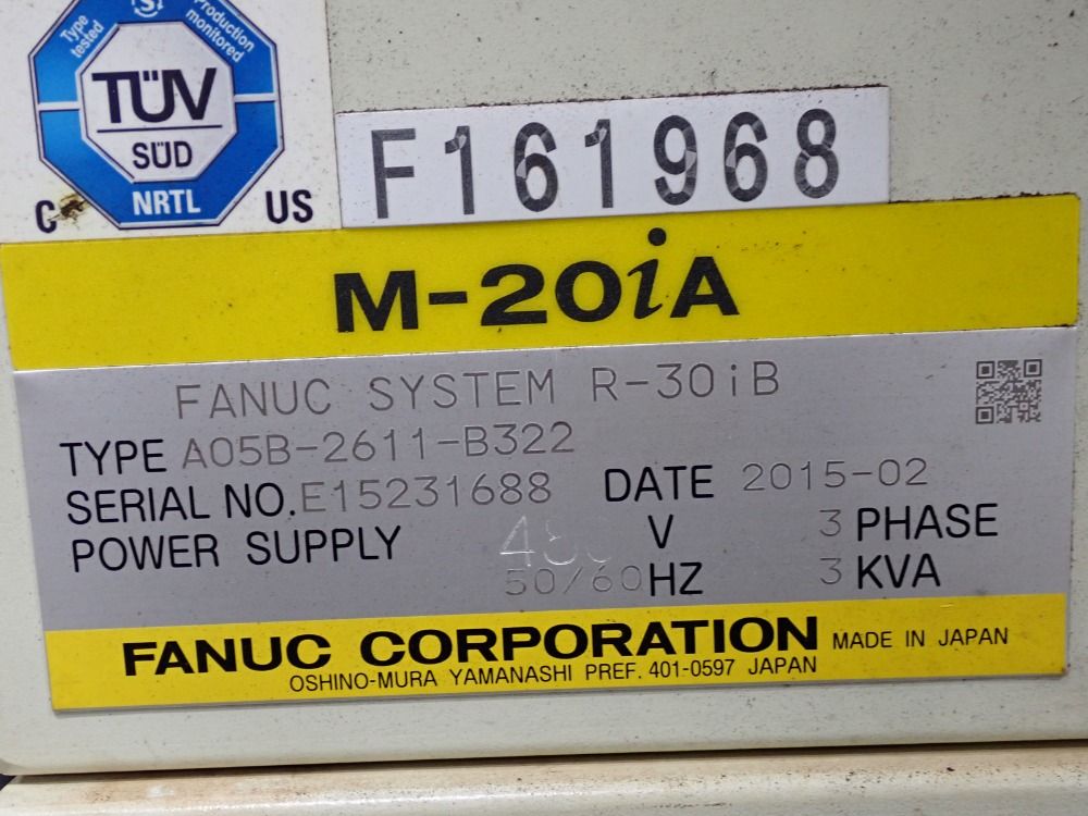 Fanuc 2015 Fanuc M20ia20m Robots