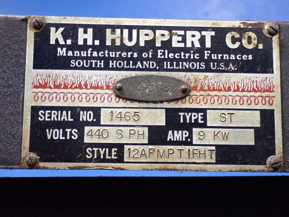 Kh Huppert Company Furnace