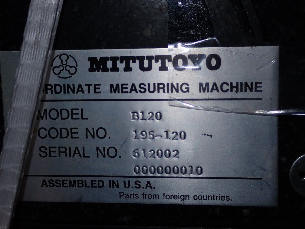Mitutoyo Cmm