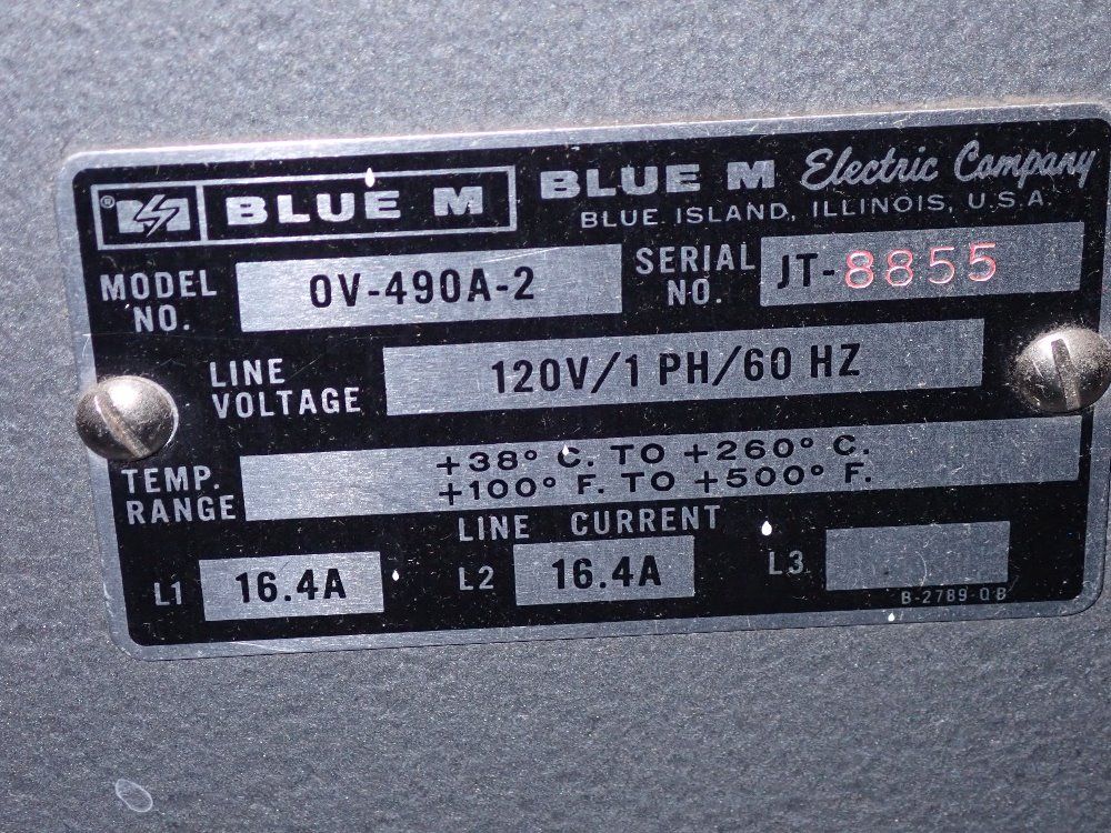 Blue M Electric Oven