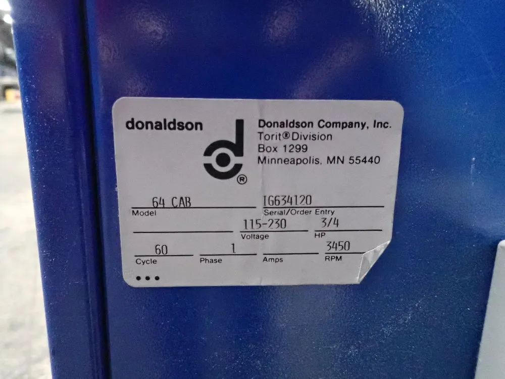 Donaldson Torit Dust Collector