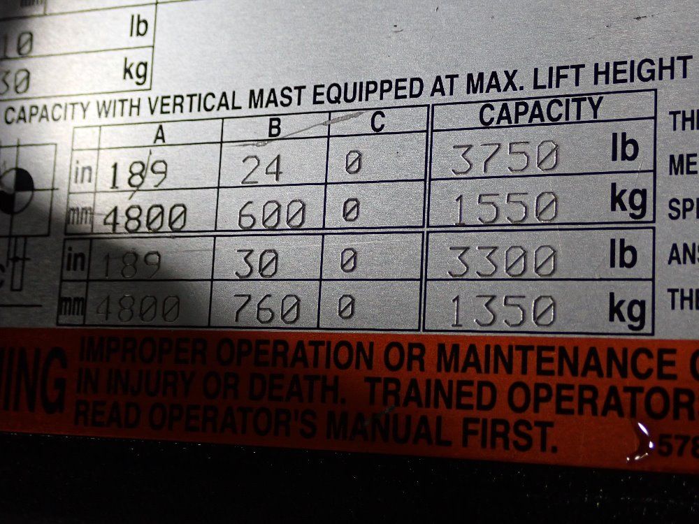 Toyota Toyota 7fgu25 Propane Forklift