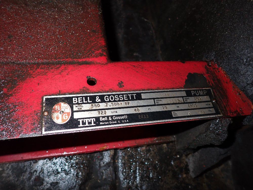 Bell & Gossett 10 Hp 10 Hp Pump - 5bc